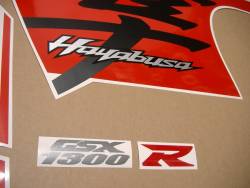 Suzuki Hayabusa MK2 1340 L8 black/red graphics set