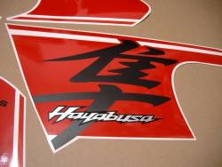 Suzuki Hayabusa 2nd gen. 2018 black full stickers set