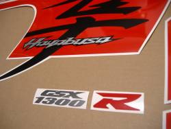 Stickers for Suzuki Hayabusa 1340 black 2018 replica