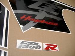 stickers for Suzuki Hayabusa MK2 1340 L7 white versions