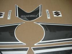 Suzuki Hayabusa 2017 L7 black-grey livery decals