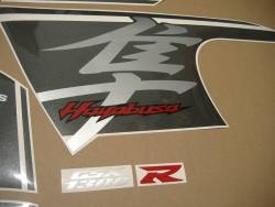 Suzuki Hayabusa 2017 L7 black complete decals kit