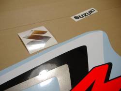 Suzuki 600 2007 red stickers kit