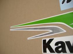 Kawasaki ZX-6R 636 2013 green replacement decal set