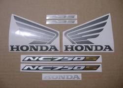 Honda NC 750S 2017 aufkleber/adesivi set