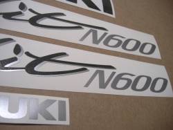 Decals for Suzuki Bandit GSF600N 1996 red naked version