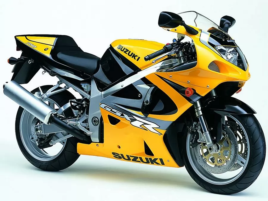 Suzuki GSX-R 750 2000 yellow decals kit 