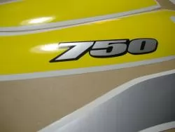 Suzuki GSX-R 750 K0 yellow stickers set