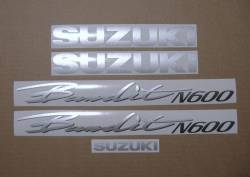 Suzuki Bandit GSF 600N 1996 blue restoration decals set