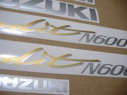 Suzuki Bandit GSF 600N 1997-1998 restoration graphics