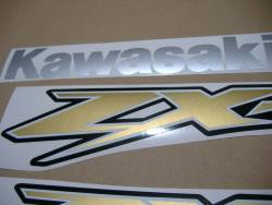 Kawasaki 1200 ZXR Ninja 2004 blue version replica decal set