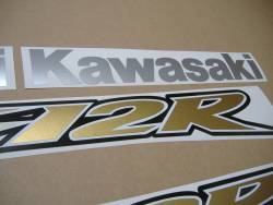 Kawasaki 1200 ZXR Ninja 2004 blue version replica adhesives