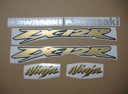 Kawasaki 1200 ZXR Ninja 2004 blue version replica stickers