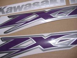 Kawasaki ZX-12R Ninja 2002-2003 red restoration sticker set