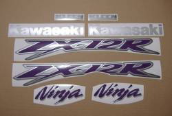 Kawasaki ZX1200 a1 Ninja 2002-2003 red restoration stickers