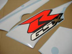 Suzuki gsxr 750 K1 K2 white blue reproduction decals 