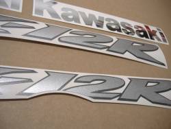 Kawasaki ZX12R 1.2 2006 black full decal set