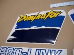 Honda Dominator NX650 white replica complete decal set