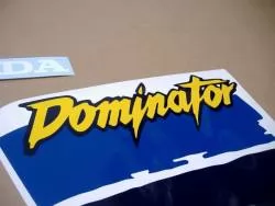 Honda Dominator NX650 white replica complete sticker set