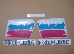 Decals for Honda Dominator NX 650 1990 blue version