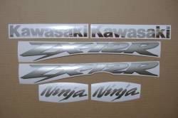 Decals for Kawasaki ZX12R 2005 silver grey model version