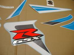 Suzuki 750 2006 white stickers kit