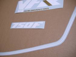 Honda VFR 750f '88 red model complete decal set