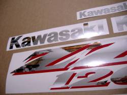 Kawasaki ZZR 1200 silver 2002 replacement graphics 