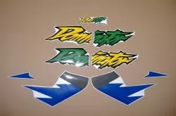 Honda Dominator 1997 blue full aftermarket decal set