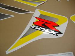 Suzuki GSX-R 750 2006 yellow adhesives set