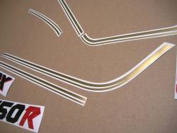 Stickers for Kawasaki GPX 750 R 1987 white model