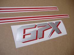 Kawasaki GPX 750R 1986 full aftermarket sticker set