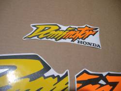 Honda Dominator NX650 1998 yellow full stickers set