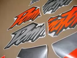 Aufkleber for Honda Dominator NX 650 1997 orange