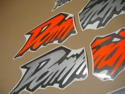 Autocollants for Honda Dominator NX 650 1997 orange