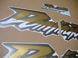 Honda NX Dominator 650 black 2001-2002 stickers set