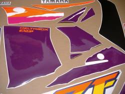 Yamaha YZF 750R white oem genuine look graphics