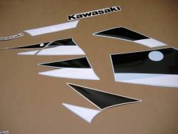 Kawasaki ZX6R 2001 ninja green genuine look decals