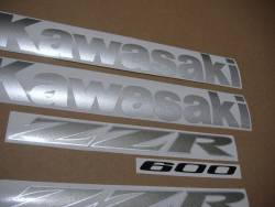 Kawasaki ZZR 600 '07 complete aftermarket sticker set