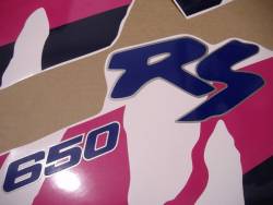 Suzuki DR 650 RSE 1991 white replacement decals