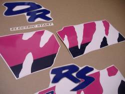 Suzuki DR 650 RSE 1991 oem genuine style decal set