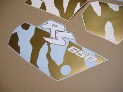 Suzuki DR650 RS 1992 blue version complete decals set