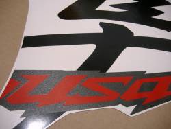 Suzuki Hayabusa 2020 l10 red complete decals set