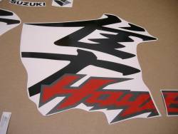 Suzuki Hayabusa 2020 red final edition sticker set