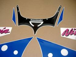 Stickers pattern set for Kawasaki zx-7 ninja 1991