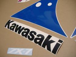 Kawasaki zx7 1991 complete replacement graphics set