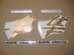 Suzuki Hayabusa '99 red OEM (original) style decals