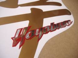 Suzuki Hayabusa '99 red OEM (original) style stickers