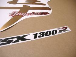 Stickers (OEM pattern) for Suzuki Hayabusa 1999 red