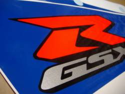 Suzuki GSXR 1000 2003 white labels graphics